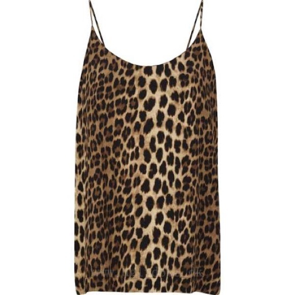 Just Female Tops - NWT Just Female Trista Singlet in Leo Aop - Size M